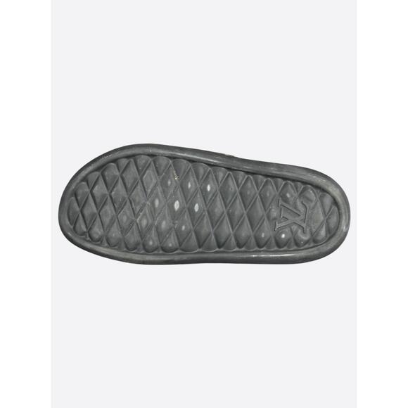 Louis Vuitton Black & Brown Monogram Waterfront Mules - Picture 5 of 7